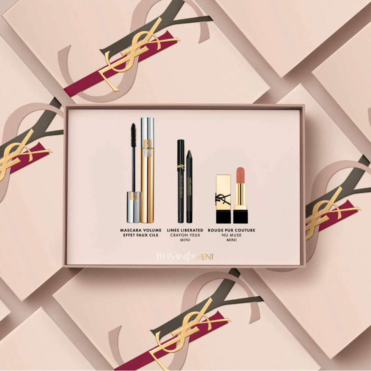YVES SAINT LAUREN - Mascara Volume Effet Faux Cils - Coffret Cadeau Femme